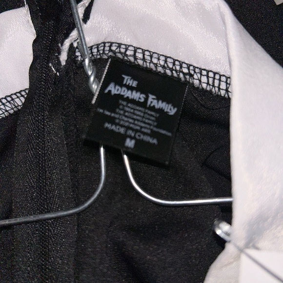 Adult Wednesday Addams Halloween Costume black dress size Medium Addams Family - Picture 2 of 4